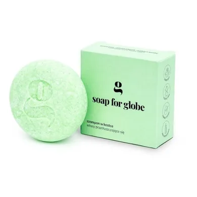Soap for Globe, szampon w kostce do skóry głowy z tendencją do przetłuszczania się Balance, 80g