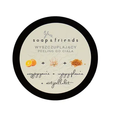 Soap&Friends, peeling do ciała, pomarańcza, 200 ml