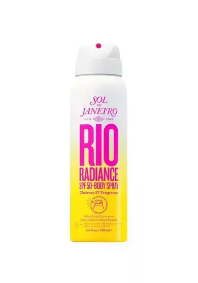 Sol De Janeiro, Rio Radiance Body Spray SPF50, spray do opalania, 100 ml