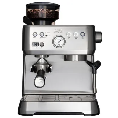 Solis, ekspres kolbowy, Grind & Infuse Perfetta, stalowy