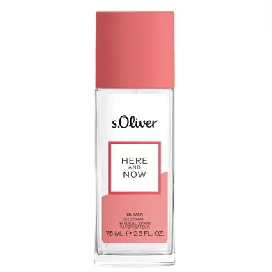 s.Oliver, Here and Now Woman, dezodorant w naturalnym sprayu, 75 ml