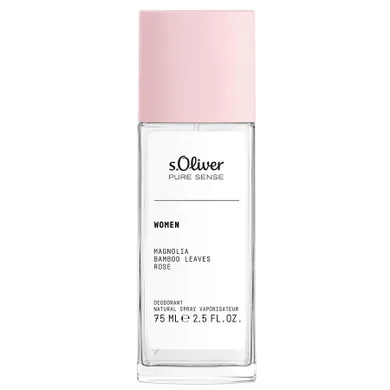 s.Oliver, Pure Sense Women, dezodorant w naturalnym, sprayu, 75 ml