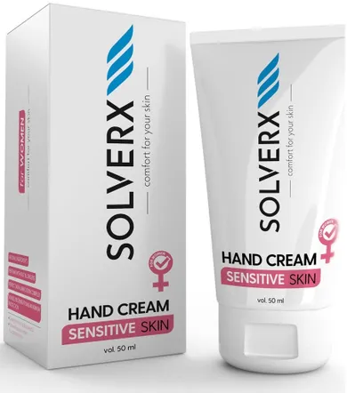Solverx, Sensitive Skin, Hand Cream for Women, krem do rąk, 50 ml