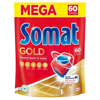 Somat, Gold, tabletki do zmywarki, 60 szt.