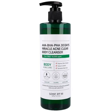 Some By Mi, AHA, BHA, PHA, 30 Days Miracle Acne Clear Body Cleanser, żel do mycia ciała, 400g