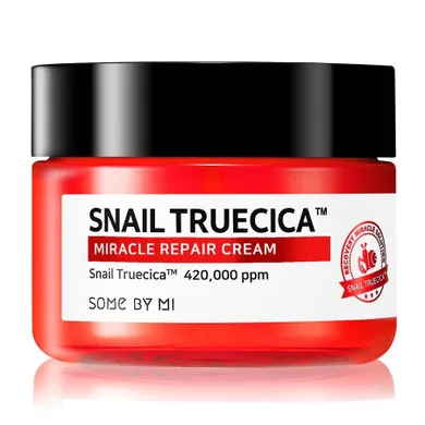 Some By Mi, Snail Truecica, Miracle Repair Cream, krem rewitalizujący z mucyną z czarnego ślimaka, 60 ml