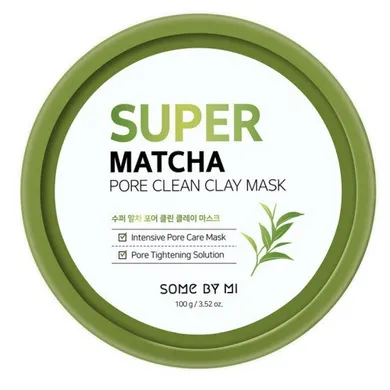 Some By Mi, Super Matcha, Pore Clean Clay Mask, oczyszczająca maska do twarzy, 100g