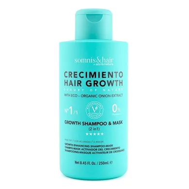 Somnis&Hair, Hair Growth, szampon i maska do włosów 2w1, 250 ml