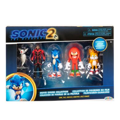 Sonic 2, figurki, 6 cm, 5 szt.