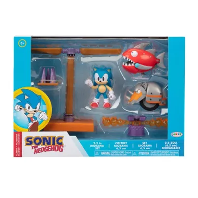 Sonic, Diorama Flying Battery Zone, figurka, zestaw z akcesoriami
