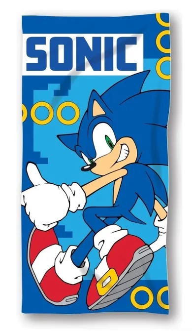 Sonic the Hedgehog, ręcznik bawełniany, 70-140 cm