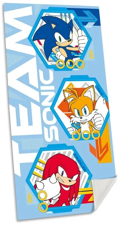 Sonic the Hedgehog, ręcznik plażowy, 70-140 cm
