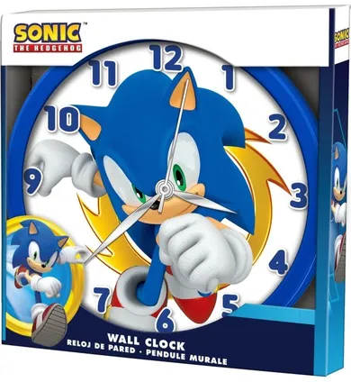 Sonic, zegar ścienny, 25 cm