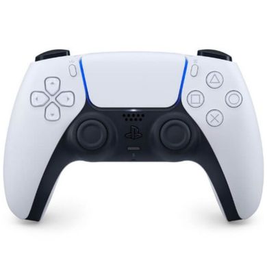 Sony, PS5, Gamepad DualSense, kontroler bezprzewodowy, biały