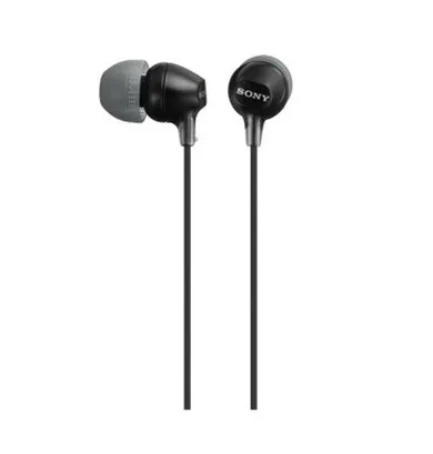 Sony, słuchawki douszne EX Serie 9mm MDR-EX15LP, czarne