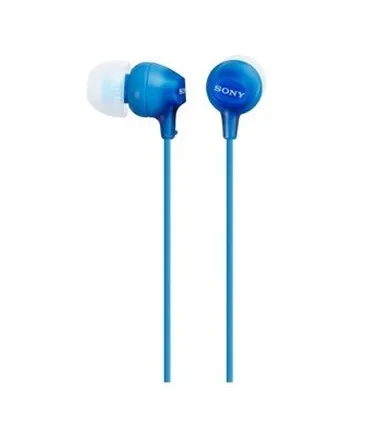 Sony, słuchawki douszne EX Serie 9mm MDR-EX15LP, niebieskie