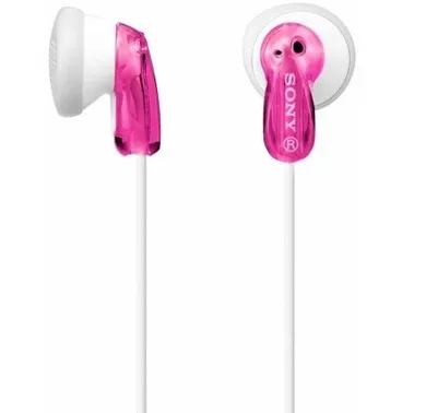 Sony, słuchawki douszne MDR-E9LPP, różowo-białe