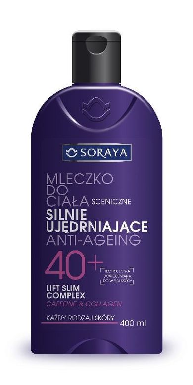 Soraya, Anti-Ageing System 40+, mleczko do ciała regenerująco-nawilżające, 400 ml