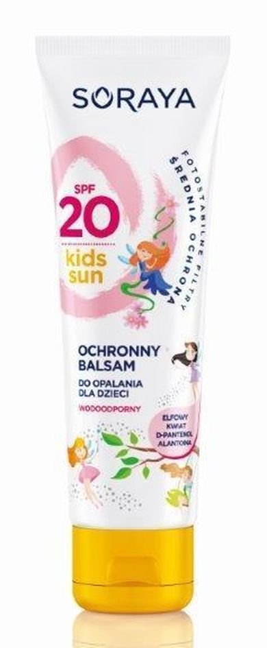 Soraya, balsam do opalania dla dzieci SPF 20, 100 ml + 4 tatuaże gratis