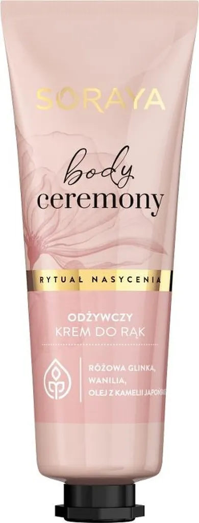Soraya, Body Ceremony, odżywczy krem do rąk, rytuał nasycenia, 50 ml