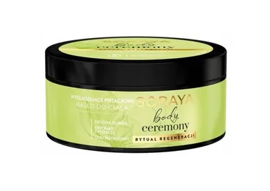 Soraya, Body Ceremony, wygładzający scrub pistacjowy do ciała, 200 g