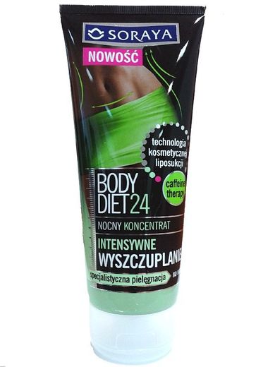 Soraya, Body Diet 24, Koncentrat nocny, Intensywne wyszczuplanie, 200 ml