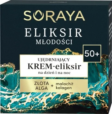 Soraya, Eliksir Młodości, 50+ ujędrniający krem-eliksir na dzień i noc, 50 ml