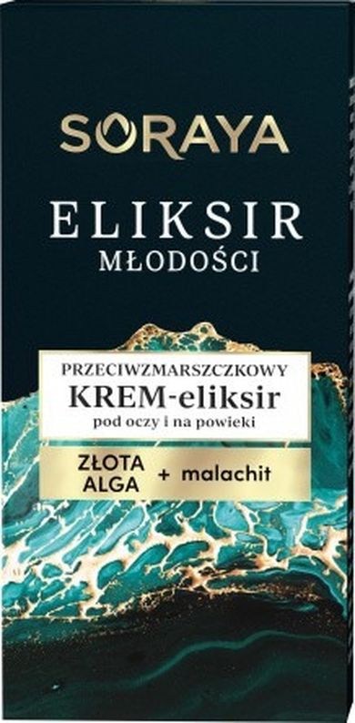 Soraya, eliksir młodości, przeciwzmarszczkowy krem-eliksir pod oczy i na powieki, 15 ml