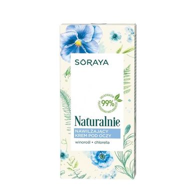 Soraya, naturalnie krem nawilżający pod oczy, winorośl & chlorella, 15 ml