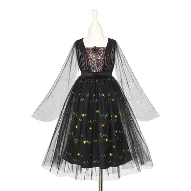 Souza! Czarownica Agatha, strój dla dzieci z sukienką z lampkami LED, 3-4 lata