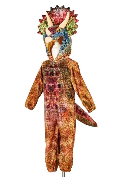 Souza! Triceratops, kostium kombinezon kigurumi dinozaura, 3-4 lata