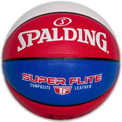 Spalding, piłka koszykowa, Super Flite, rozmiar 7, czerwony