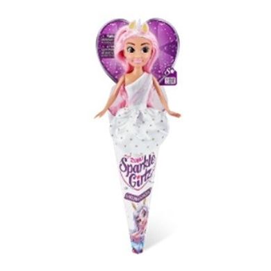 Sparkle Girlz, Jednorożec Księżniczka, lalka w rożku, 10.5", 12 szt.