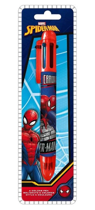 Spider-man, długopis, 6 kolorów