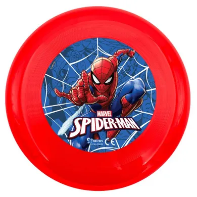 Spider-Man, latający dysk frisbee, czerwony