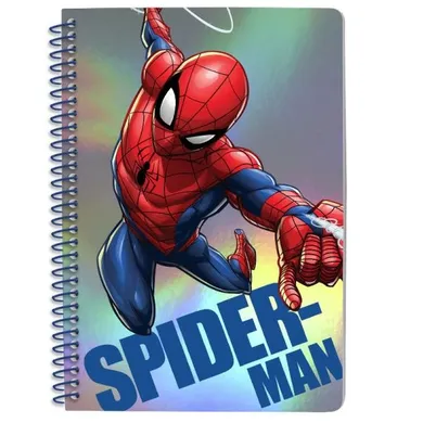 Spider-Man, notatnik A5 z metalizowaną okładką
