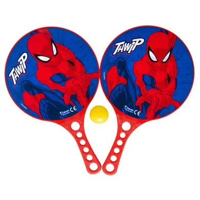 Spider-Man, paletki plażowe, czerwono-niebieskie