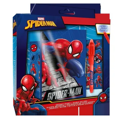Spider-Man, pamiętnik z magicznym długopisem, 1 szt.