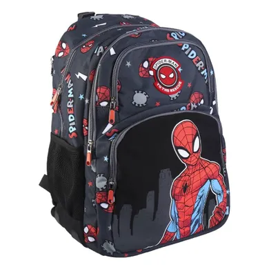 Spider-Man, plecak szkolny, 2-komorowy, czarny