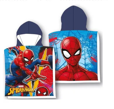 Spider-Man, poncho, okrycie kąpielowe, 55-110 cm