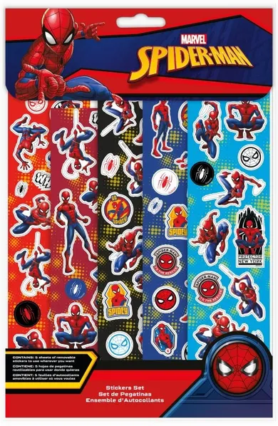 Spider-Man, zestaw naklejek