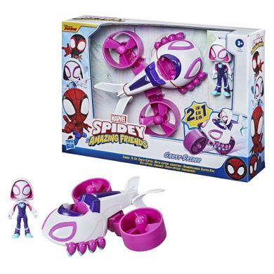 Spidey i super-kumple, figurka Ghost-Spider i pojazd 2w1