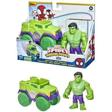 Spidey i super-kumple, figurka Hulk i pojazd
