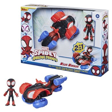 Spidey i super-kumple, figurka Miles Morales i pojazd 2w1