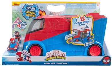 Spidey i super-kumple, transporter z pojazdami