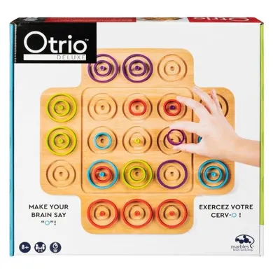 Spin Master, Otrio, wersja drewniana, gra strategiczna