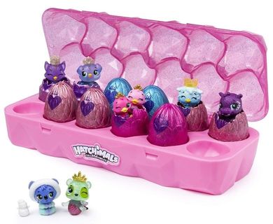 Spin Master, Royal Hatchimals, jajka, 12 figurek kolekcjonerskich