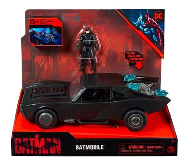 Spin Master, The Batman, Batmobile, pojazd filmowy z figurką