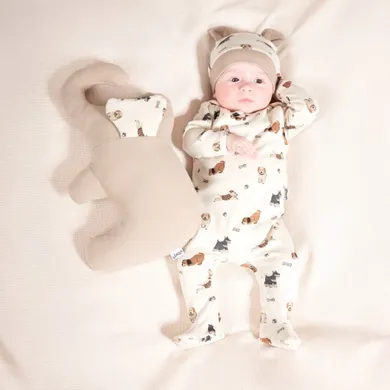 Śpiochy niemowlęce, beżowe, Nicol