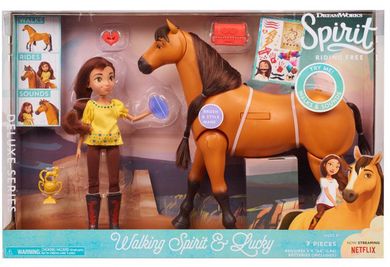 Spirit, Mustang, Duch wolności, interaktywny rumak i lalka Lucky